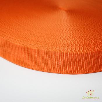 Gurtband Uni 30 mm Orange